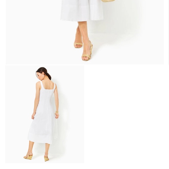 Lilly Pulitzer White Maxi Dress - Picture 8 of 8